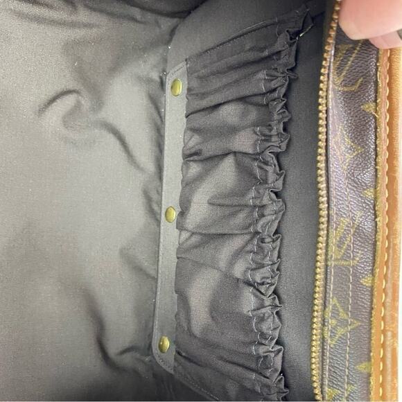 LOUIS VUITTON MONOGRAM CANVAS TRAVEL BAG – VINTAGE LV LOGO LUGGAGE - Picture 10 of 16